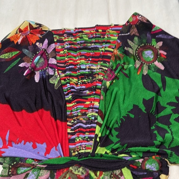 Ranna Gill Back View Dress Multicolor Botanic Floral - Picture 7 of 7